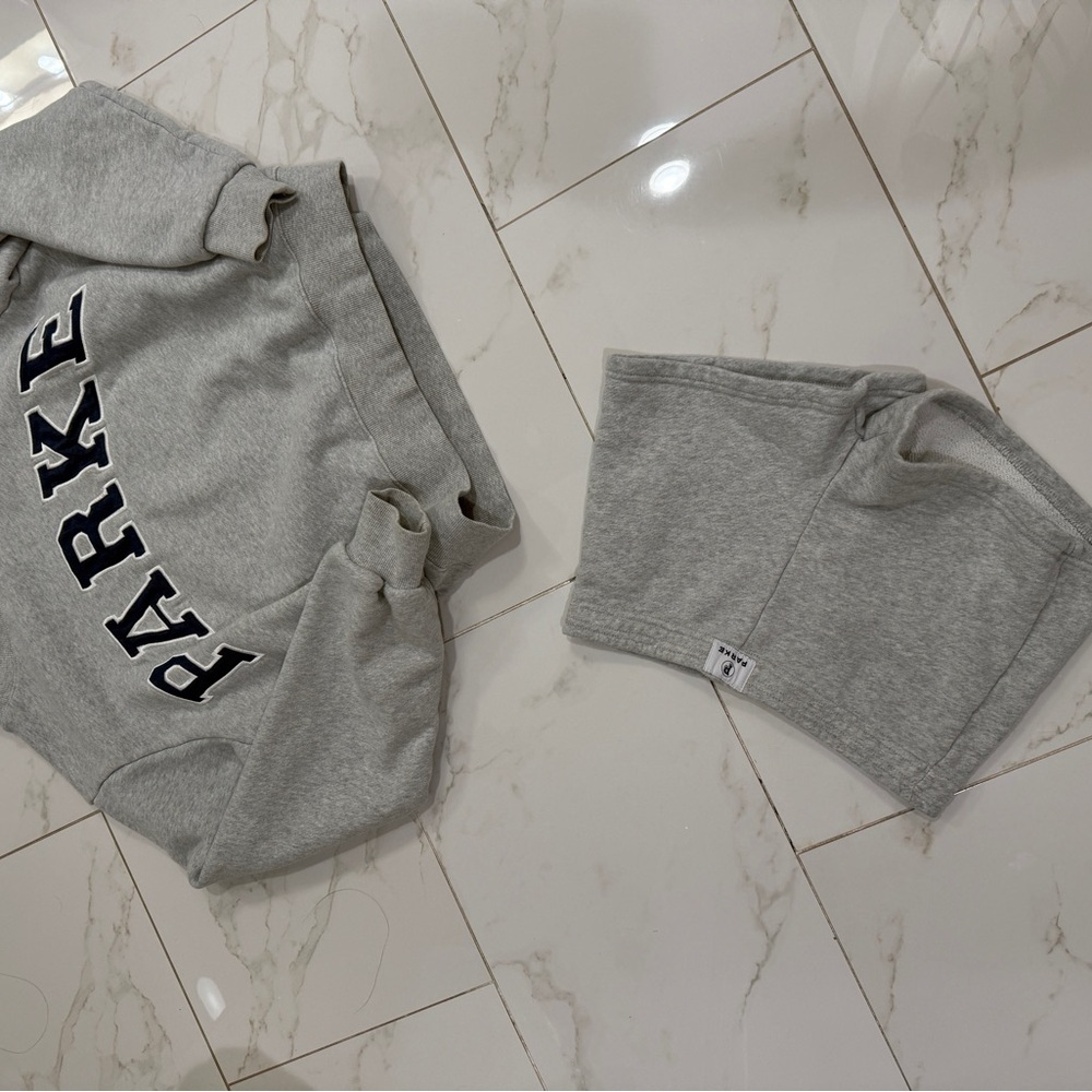 PARKE heritage Sweatshirt AND shorts size S/M and S